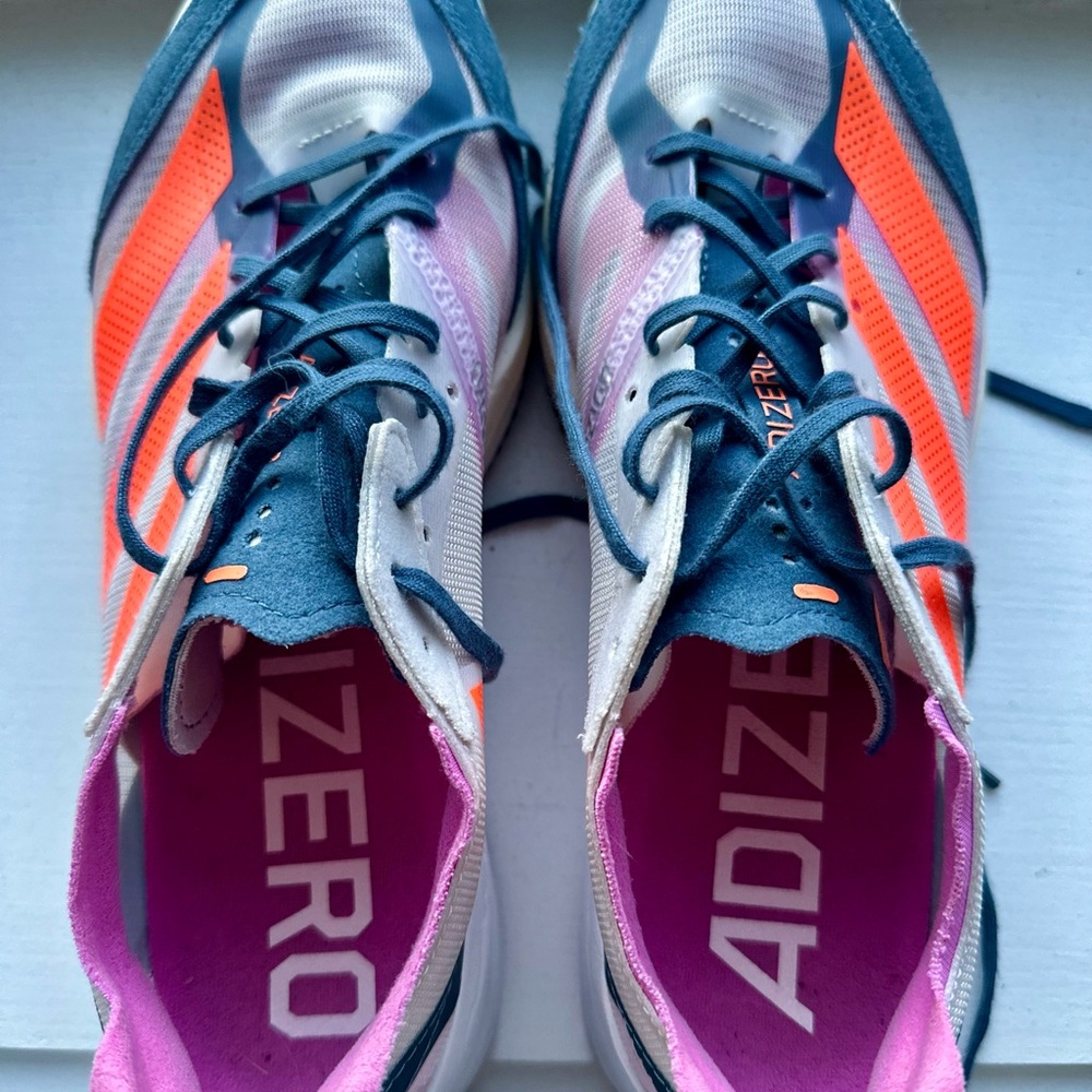 Adidas Adizero Adios 7 shoes, M7.5/W8.5, EUC